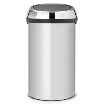 Brabantia 60L Touch Bin – Metallic Grey Brabantia 60L Touch Bin – Metallic Grey